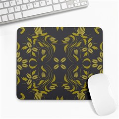 Folk flowers print Floral pattern Ethnic art Large Mousepads