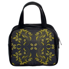 Folk Flowers Print Floral Pattern Ethnic Art Classic Handbag (two Sides) by Eskimos