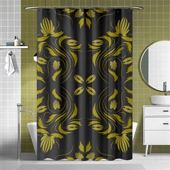 Folk flowers print Floral pattern Ethnic art Shower Curtain 48  x 72  (Small) 