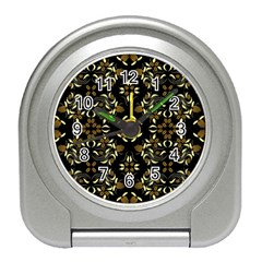 Folk flowers print Floral pattern Ethnic art Travel Alarm Clock