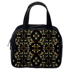 Folk flowers print Floral pattern Ethnic art Classic Handbag (One Side)