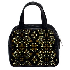 Folk Flowers Print Floral Pattern Ethnic Art Classic Handbag (two Sides) by Eskimos