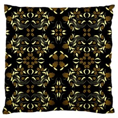 Folk flowers print Floral pattern Ethnic art Standard Flano Cushion Case (One Side)