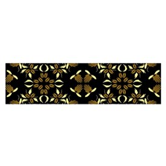 Folk flowers print Floral pattern Ethnic art Satin Scarf (Oblong)