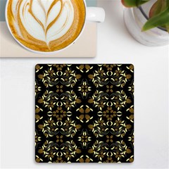 Folk Flowers Print Floral Pattern Ethnic Art Uv Print Square Tile Coaster  by Eskimos