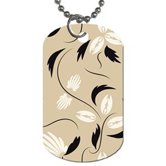 Folk Flowers Print Floral Pattern Ethnic Art Dog Tag (one Side) by Eskimos