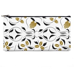 Folk Flowers Print Floral Pattern Ethnic Art Pencil Case by Eskimos