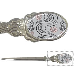 Folk Flowers Print Floral Pattern Ethnic Art Letter Opener by Eskimos