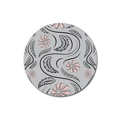 Folk Flowers Print Floral Pattern Ethnic Art Magnet 3  (round) by Eskimos