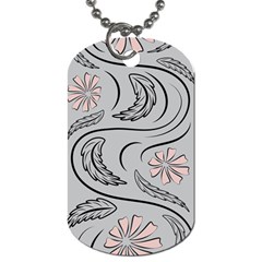 Folk Flowers Print Floral Pattern Ethnic Art Dog Tag (two Sides) by Eskimos