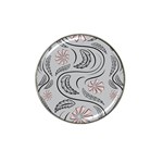 Folk flowers print Floral pattern Ethnic art Hat Clip Ball Marker Front