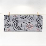 Folk flowers print Floral pattern Ethnic art Hand Towel Front