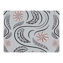 Folk Flowers Print Floral Pattern Ethnic Art Double Sided Flano Blanket (mini)  by Eskimos