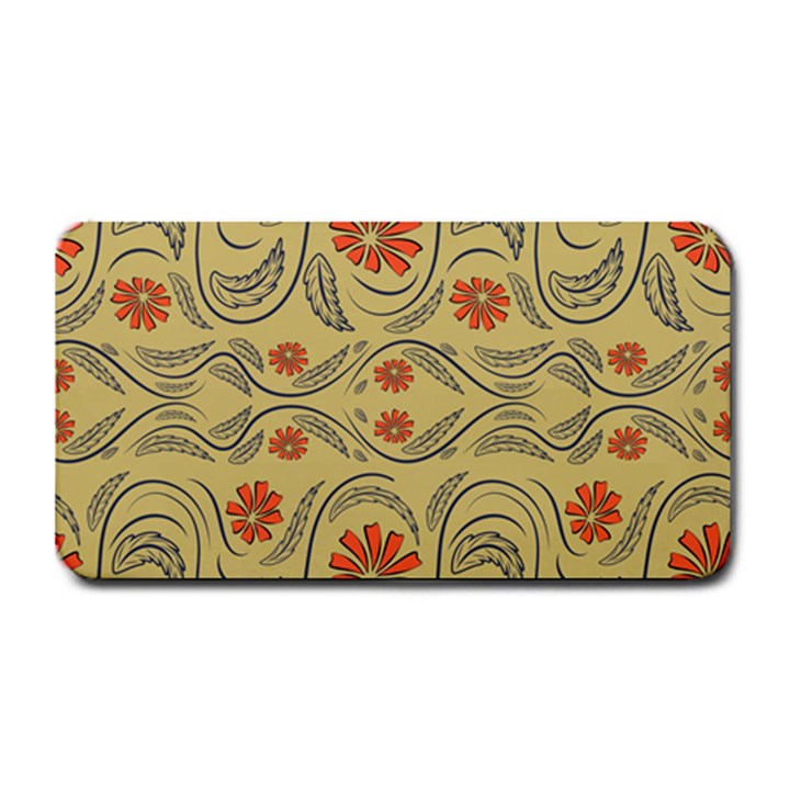 Folk flowers print Floral pattern Ethnic art Medium Bar Mats