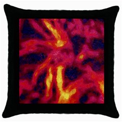 Requiem  Of The Glowing  Stars Throw Pillow Case (black) by DimitriosArt