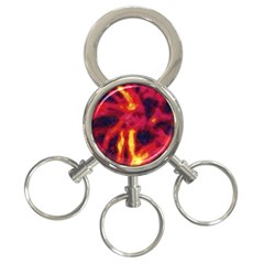 Requiem  Of The Glowing  Stars 3-ring Key Chain by DimitriosArt