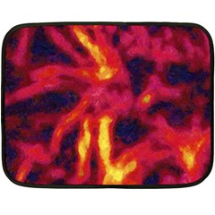 Requiem  Of The Glowing  Stars Fleece Blanket (mini) by DimitriosArt