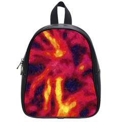 Requiem  Of The Glowing  Stars School Bag (small) by DimitriosArt