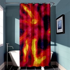 Requiem  Of The Glowing  Stars Shower Curtain 36  X 72  (stall)  by DimitriosArt