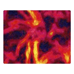 Requiem  Of The Glowing  Stars Double Sided Flano Blanket (large)  by DimitriosArt