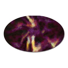 Requiem  Of The Purple Stars Oval Magnet by DimitriosArt