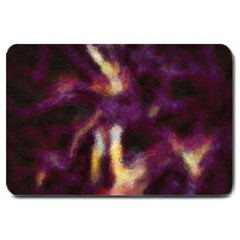 Requiem  Of The Purple Stars Large Doormat  by DimitriosArt