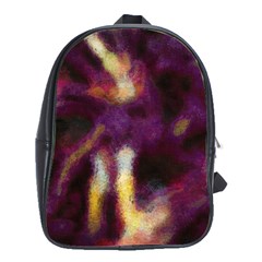 Requiem  Of The Purple Stars School Bag (large) by DimitriosArt