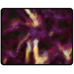 Requiem  Of The Purple Stars Fleece Blanket (medium)  by DimitriosArt