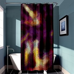 Requiem  Of The Purple Stars Shower Curtain 36  X 72  (stall)  by DimitriosArt