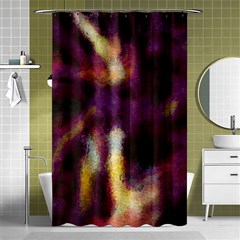 Requiem  Of The Purple Stars Shower Curtain 48  X 72  (small)  by DimitriosArt