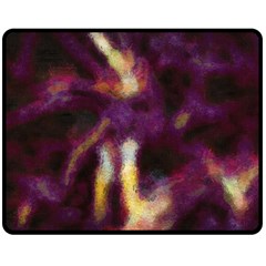 Requiem  Of The Purple Stars Double Sided Fleece Blanket (medium)  by DimitriosArt