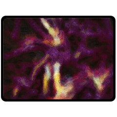 Requiem  Of The Purple Stars Double Sided Fleece Blanket (large)  by DimitriosArt