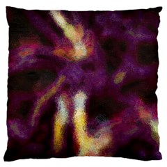 Requiem  Of The Purple Stars Large Flano Cushion Case (one Side) by DimitriosArt