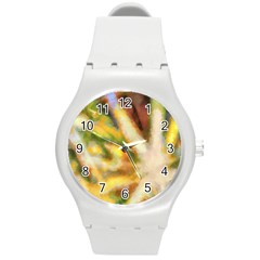 Requiem  Of The Yellow Stars Round Plastic Sport Watch (m) by DimitriosArt