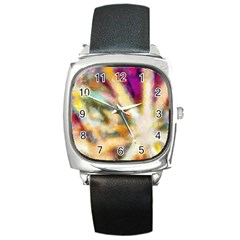 Requiem  Of The Rainbow Stars Square Metal Watch by DimitriosArt