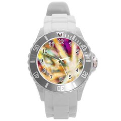 Requiem  Of The Rainbow Stars Round Plastic Sport Watch (l) by DimitriosArt