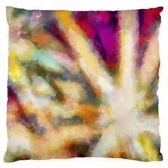 Requiem  Of The Rainbow Stars Large Flano Cushion Case (one Side) by DimitriosArt