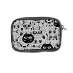 Black Outline Cat Heads Coin Purse Back