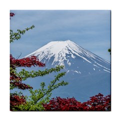 Mountain-mount-landscape-japanese Tile Coaster by Sudhe