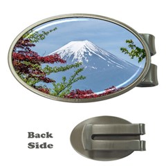 Mountain-mount-landscape-japanese Money Clips (oval)  by Sudhe