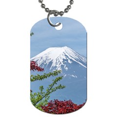 Mountain-mount-landscape-japanese Dog Tag (two Sides) by Sudhe