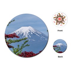 Mountain-mount-landscape-japanese Playing Cards Single Design (round) by Sudhe