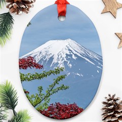 Mountain-mount-landscape-japanese Oval Ornament (two Sides)