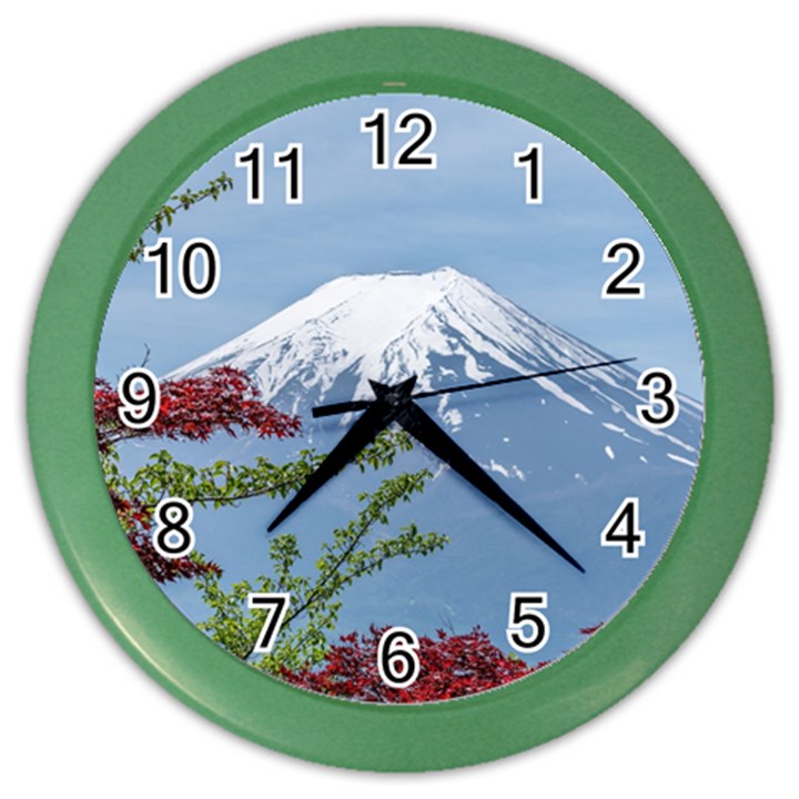 Mountain-mount-landscape-japanese Color Wall Clock