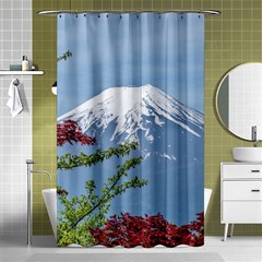 Mountain-mount-landscape-japanese Shower Curtain 48  X 72  (small)  by Sudhe