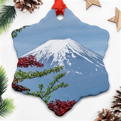 Mountain-mount-landscape-japanese Ornament (snowflake)