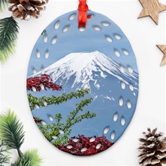 Mountain-mount-landscape-japanese Ornament (oval Filigree)