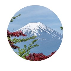 Mountain-mount-landscape-japanese Mini Round Pill Box (pack Of 3)