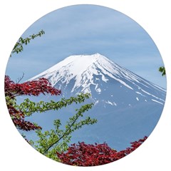 Mountain-mount-landscape-japanese Round Trivet by Sudhe