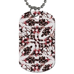 Texture Mosaic Abstract Design Dog Tag (two Sides) by dflcprintsclothing